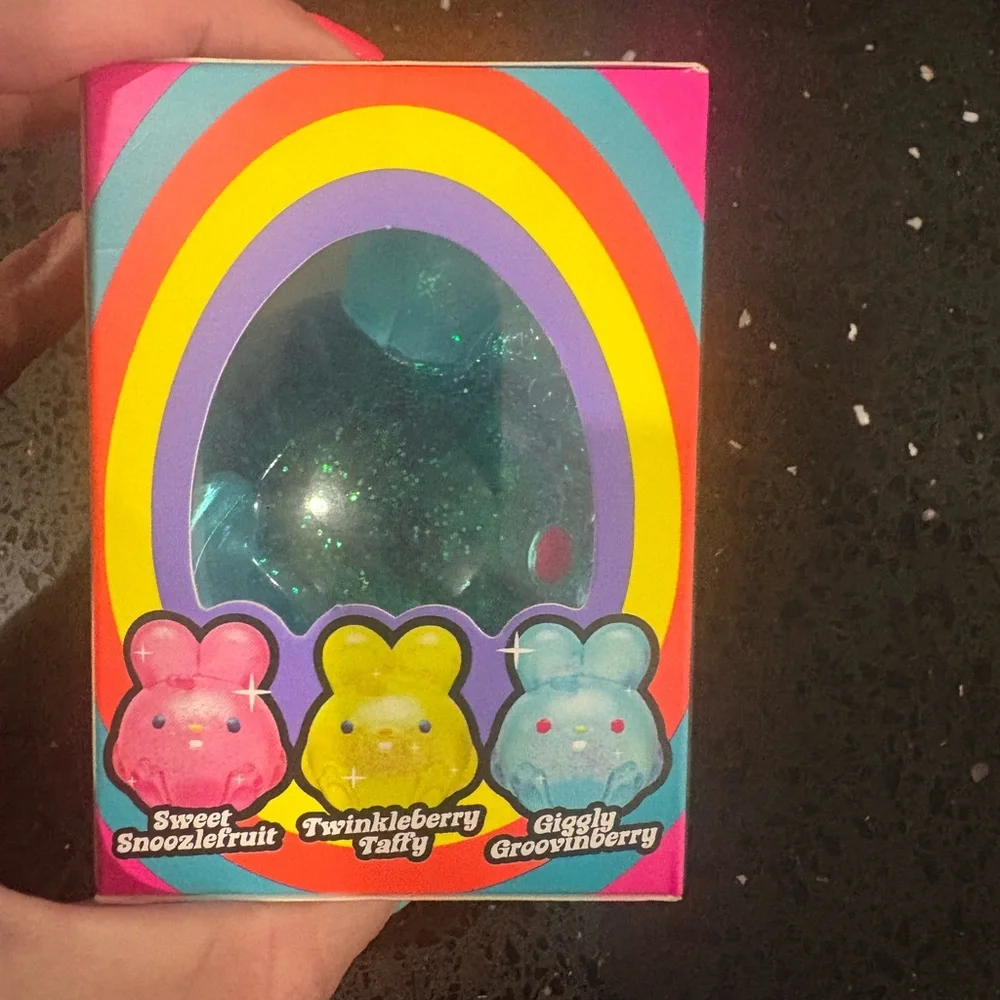 Nee Doh Jelly Hops Scented Bunny Squishy - Teal - Picture 5 of 5